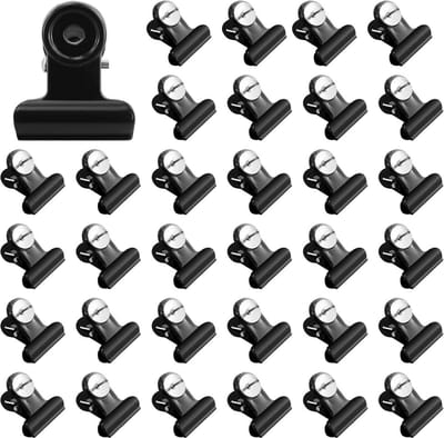 Metalen Punaises - Pinnaalden Clips - Documenten Bevestigen - Uniek Ontwerp - 33 stuks 20 mm - Zwart