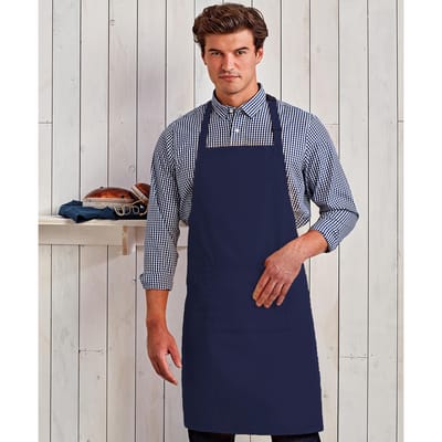 Premier Dames/Dames Kleuren Bipschort Met Zak / Werkkleding (Marine)
