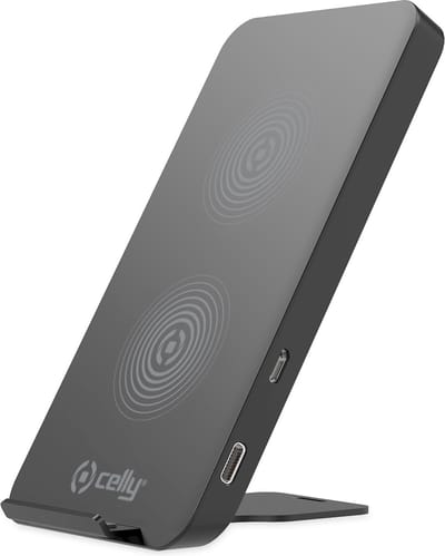 Celly Originele Qi Draadloze Universele Oplaadstandaard - Zwart
