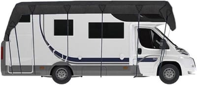 RV dakbedekking - Caravanhoes - Voertuig beschermen - Waterdicht UV-bestendig - 295 inch - Zwart