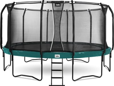 Salta First Class - Trampoline met veiligheidsnet en ladder - ø 487 cm - Groen