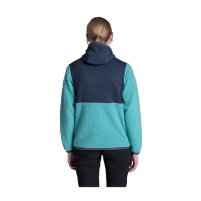 Craghoppers Dames/Dames Telesto Fleecejack met capuchon (Antraciet/Geglazuurd Aqua)