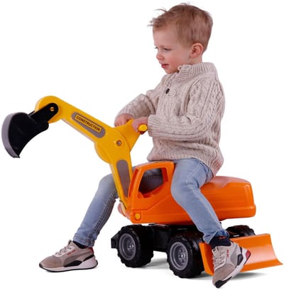 Cavallino Toys Cavallino Mega Excavator Walking Car Orange 79cm