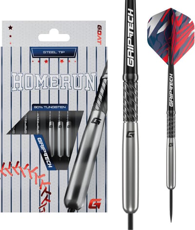 GOAT Homerun Silver 90% - Dartpijlen
