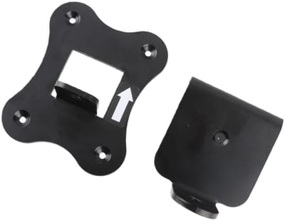 Dailygoods - Luidspreker muurbeugel - Metalen bevestiging - 4.3x3.5in - Stevige constructie - Geschikt voor HW-Q930B HW-Q930C HW-Q990B HW-Q990C SX-Q990B