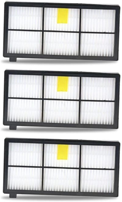 3 Stuks HEPA filter geschikt voor iRobot Roomba 800 series en 900 series - Stofzuiger onderdeel - filters - Stofzuiger onderhoud en reinigings accessoires