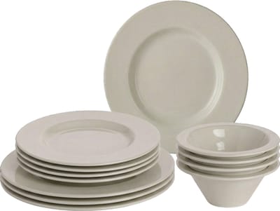 Palmer Serviesset Ecogres Plano - 12-delig - 4 persoons - Borden – Schalen