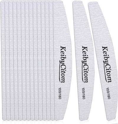 Professionele Nagelvijl Set - 16 Dubbelzijdige Nagelvijlen 100/180 Grit voor Manicure