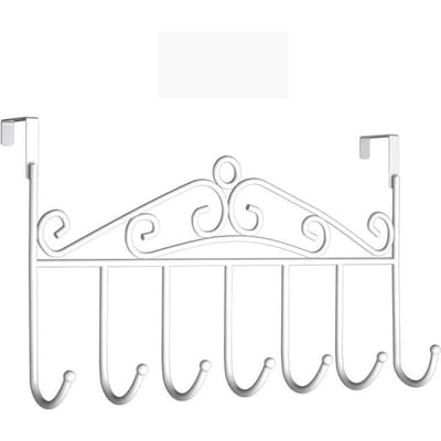 Hanger Deur Achterkant Gatloos Haak Hanger Hanger Deur Muur Hanger Sterk Niet-markerend Kleding Hoed Haak