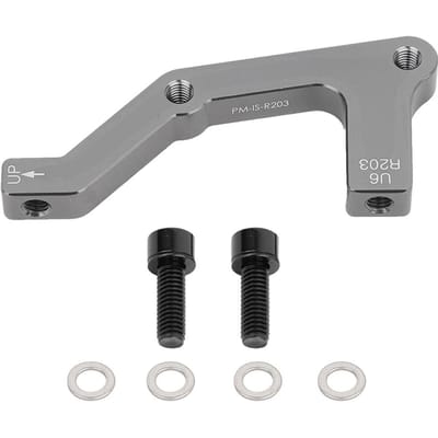 Duurzame Fiets Schijfrem Bevestiging Remklauw Adapter b r203 voor MTB Mountainbike Fiets Silver