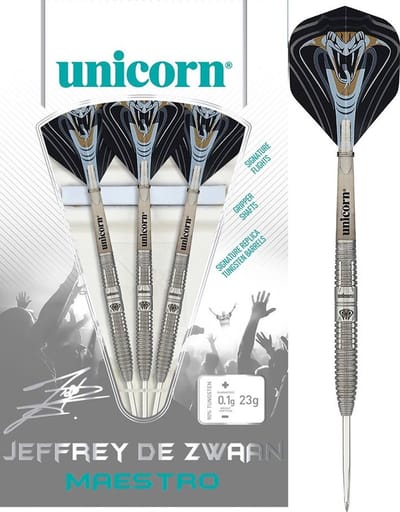Unicorn Maestro Jeffrey de Zwaan 90% - Dartpijlen - 25 Gram