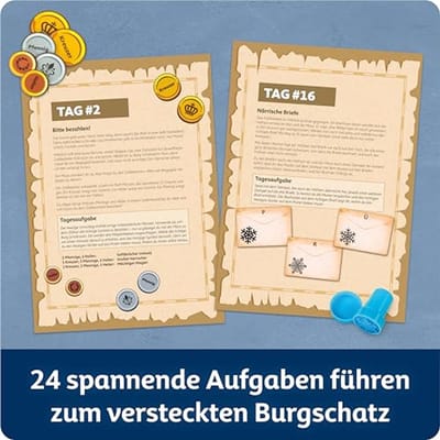 Escape-Adventskalender - Verken de verborgen schat met spannende puzzels voor kinderen vanaf 7 jaar