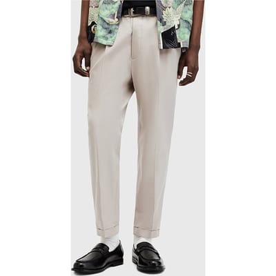 AllSaints Tallis Trouser Boston Taupe Größe: W28 | Maßgeschneiderte Hosen Outlet | Herren | Schwarz