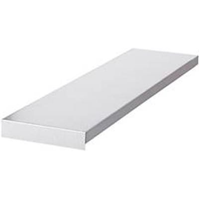 Schulte Lagertechnik stalen paneel voor palletstellingen, dikte 1,25 mm, B 300 x H 40 mm, voor stellingdiepte 1100 mm, verzinkt, tot 250 kg
