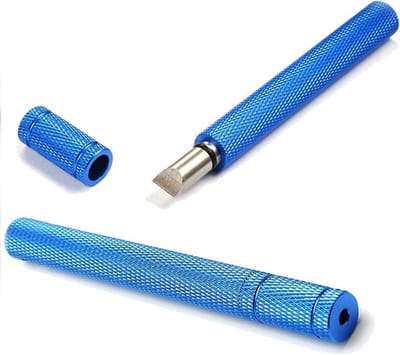 Golf Club Groef Slijper - Golf Club Cleaner - Golfbaan Onderhoud - Antislip Ontwerp - 4.21 inch - Blauw