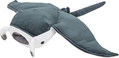 Nature Planet Pluche mantarog - knuffel - 53 cm - oceaan knuffel speelgoed