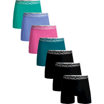 Muchachomalo Boxershorts Heren – 7 Pack – 95% Katoen – Normale Lengte – Heren Ondergoed – Onderbroeken Heren