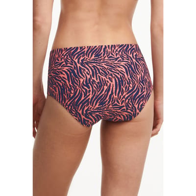 Femilet Sw Bo. Full Brief Std High W. Zebra Maat: 46 | Bikini's Outlet | Dames | Blauw