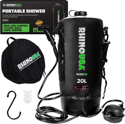 Draagbare 20L Zonne-douche voor Camping en Outdoor - Essentieel voor Festivals en Strand Trips
