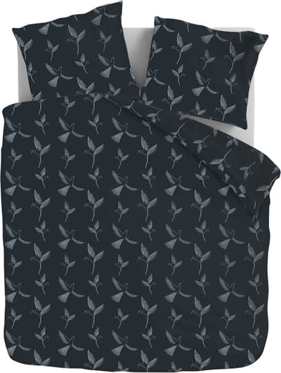 Zydante® Dekbedovertrek Printed 140x200/220 cm - One-line Bird - met 1 Kussenslop