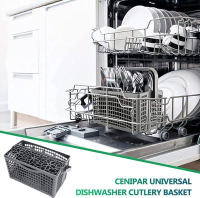MTTproducts- Bestekmand Universeel - Vaatwasser Bestekkorf - 7 Compartimenten - Duurzaam ABS - 23x13.2x13.5 cm - Geschikt voor de meeste vaatwassers - Bestekhouder