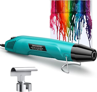 Handheld Warmtepistool 350°C Mini Heteluchtpistool 320W Overbelastingsbeveiliging Reflectormondstuk 15m Kabel Ambachtelijk Elektronica DIY Embossing