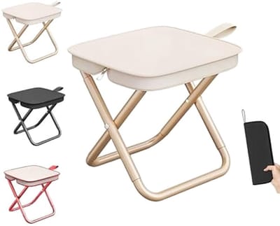 Ultraleichte Opvouwbare Campingstoel - Draagbaar en Stabiel tot 136 kg - Voor Wandelen, Vissen en Strand - Samenklapbaar Design