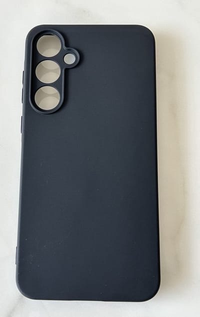 Camera bescherming Siliconen/TPU back cover hoesje - Geschikt voor Samsung Galaxy A35 5G - Extra camera bescherming - Zwart