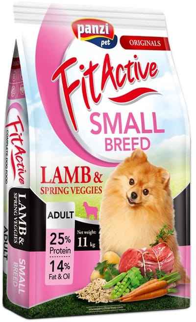 Fit Active Hypoallergenic Lamb SMALL – Kleine hondenbrokken met lam zonder kip – Hypoallergeen hondenvoer voor kleine rassen – 11 kg