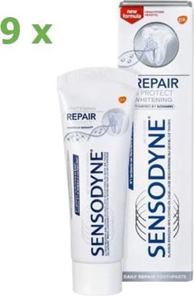 Sensodyne - Tandpasta - Repair & Protect - Whitening - 75ml x 9