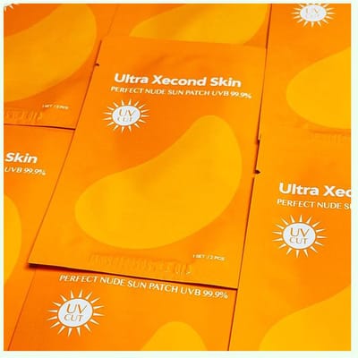 Ultra Second Skin Sun Patch Transparant Perfect Nude UV UV-bescherming Golf Sun Patch 1 portie [Winkel], 1 stuk