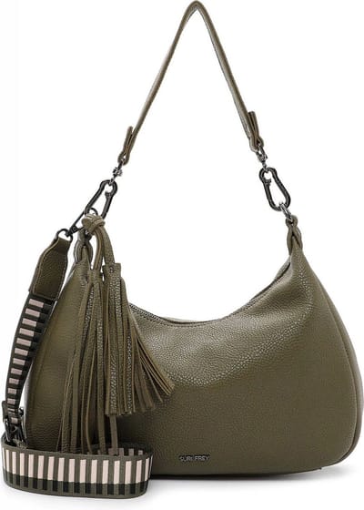 SURI FREY Schoudertas Kiky Shoulder Bag Oliv Olijfgroen