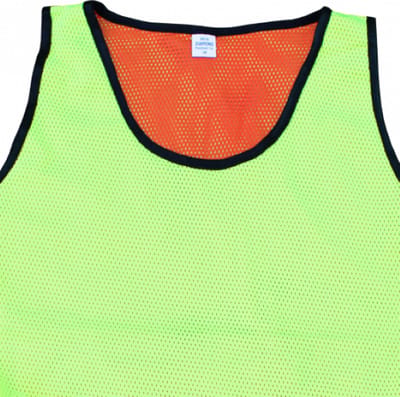 Training hesjes - Dubbelzijdig - Overgooiers Geel/rood - XL - 10 stuks Klasse en Geweldig