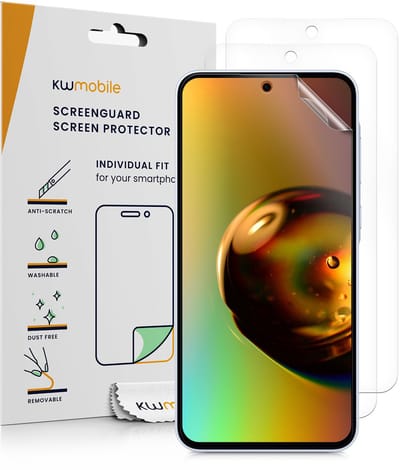 kwmobile 3x screenprotectors geschikt voor Samsung Galaxy A36 5G - beschermende folie voor smartphone