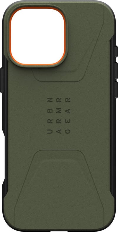 UAG - Civilian Mag geschikt voor iPhone 16 Pro Max Hoesje - olive green | olive green