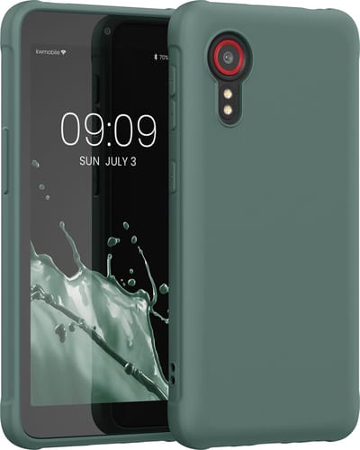 kwmobile telefoonhoesje geschikt voor Samsung Galaxy Xcover 5 - Hoesje voor smartphone - Back cover in blauwgroen
