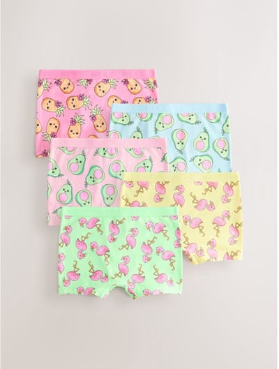 Next - Meisjes - Set van 5 korte slips - Roze
