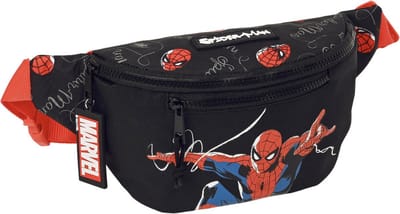 Heuptas Spiderman Hero Zwart 23 X 12 X 9 Cm