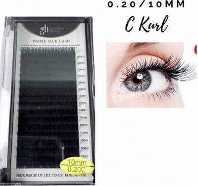 Guardian Beauty Wimpers Extensions - Prime Silk Lashes - 10mm - 0.20 C Krul