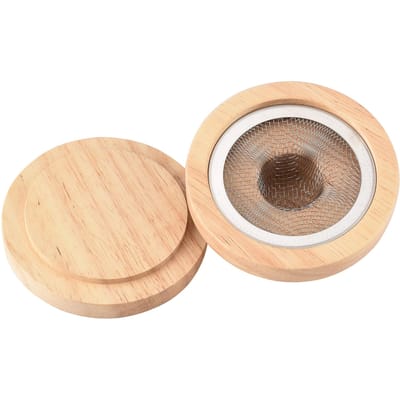 Cocktail Smoker Houten Drank Smoker Infuser Massief Hout Cocktail Smoker Box voor Bourbon Whiskey beige