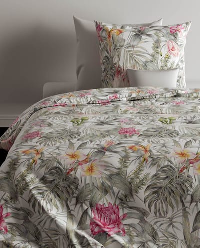 Zohome Arthus Dekbedovertrek - Eenpersoons - Katoen - 140x200-220cm - Groen