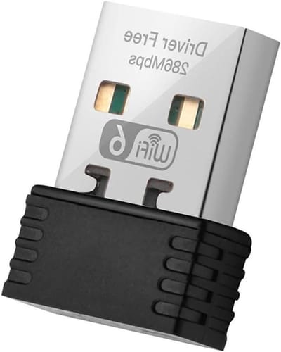 Draadloze WiFi Adapter - USB Netwerkkaart - Internet Verbinding - WiFi 6 Technologie - Mini Formaat - Zwart