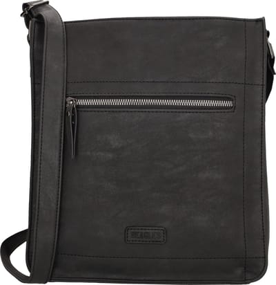Beagles Cabrera Schoudertas Dames - Crossbodytas met verstelbare schouderband - Tas van Imitatieleder - Zwart