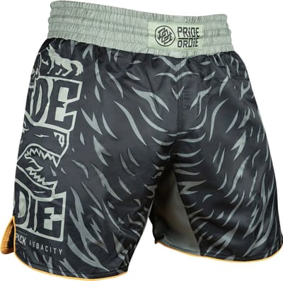 PRIDE or Die Fight Shorts WOLFPACK V.2 Zwart - XXXL - Jeans Maat 40