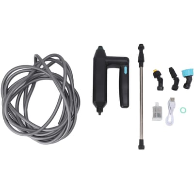 Pulvérisateur de jardin électrique portatif extérieur Pulvérisateur d'eau de jardin électrique portable Lance pour le jardinage 5m Set
