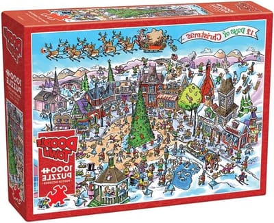 Legpuzzel 1000 stukjes - Doodle puzzel - Ontspanning thuis - Willekeurig gesneden stukken - 26.5 x 19.2 inch - Multicolor