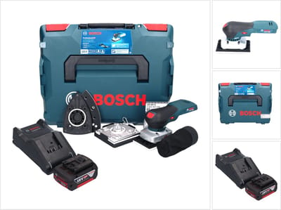 Bosch GSS 18V-13 accu vlakschuurmachine 18 V + 1x accu 5.0 Ah + lader + L-BOXX