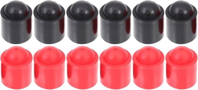 Pool Keu Beschermers - Stootkappen Rubber - Keu Opslag - Antislip Oppervlak - 12 Stuks - Diverse Kleuren