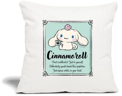 Cinnamoroll Don't Overthink It. Just Be Yourself Sierkussenhoes, 45 x 45 cm
