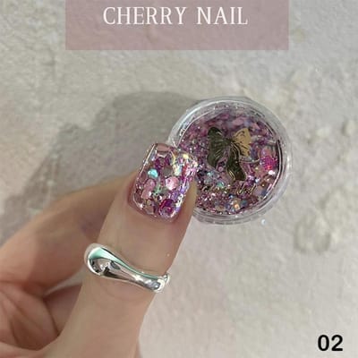 Nagel Glitter Pailletten 3D Laser Nagellak Vlokken Kleurrijke Confetti Sticker Manicure Benodigdheden Diy Decals Decoratie